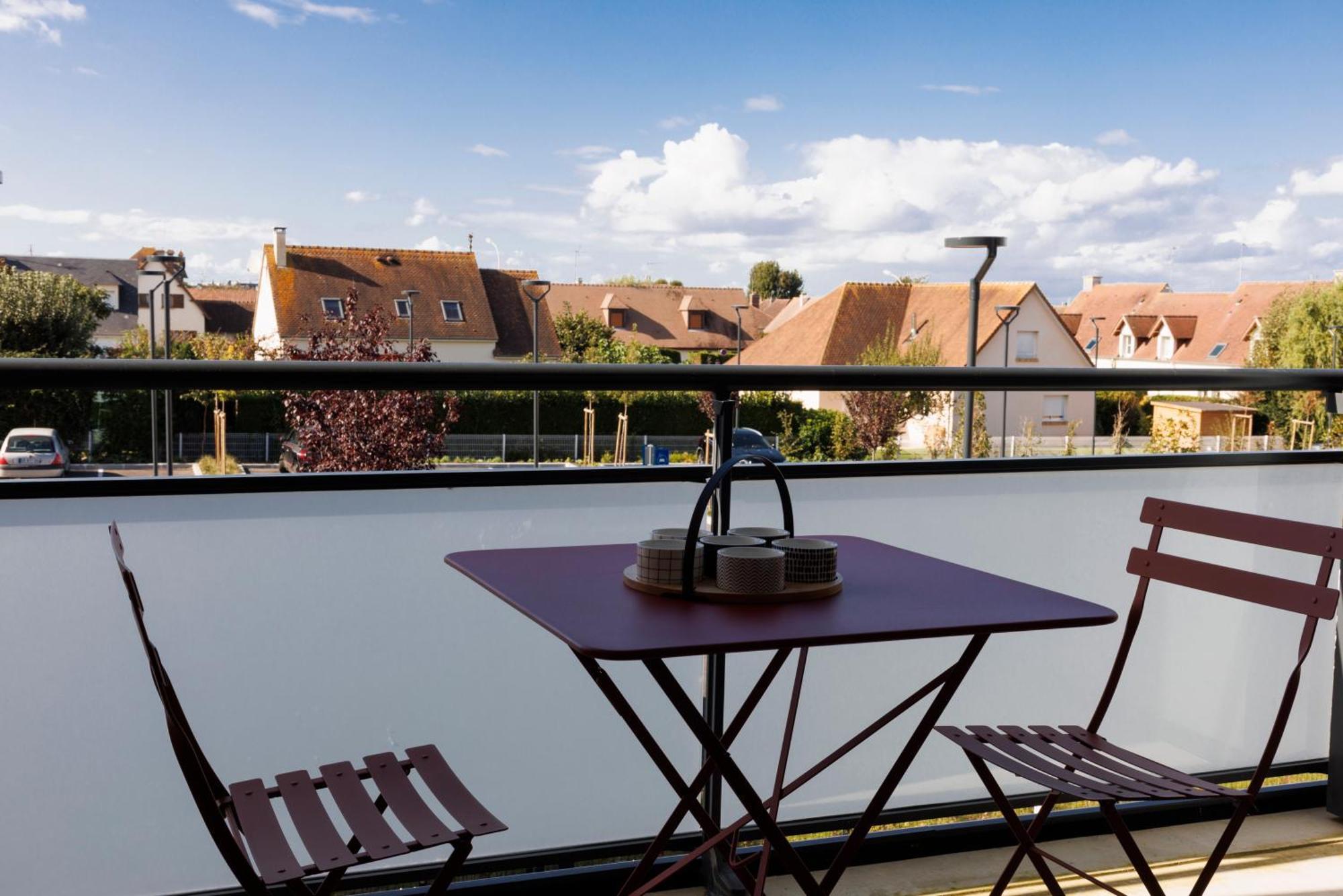 Les Boreales - Appart'Hotel & Restaurant Villers-sur-Mer Exteriér fotografie