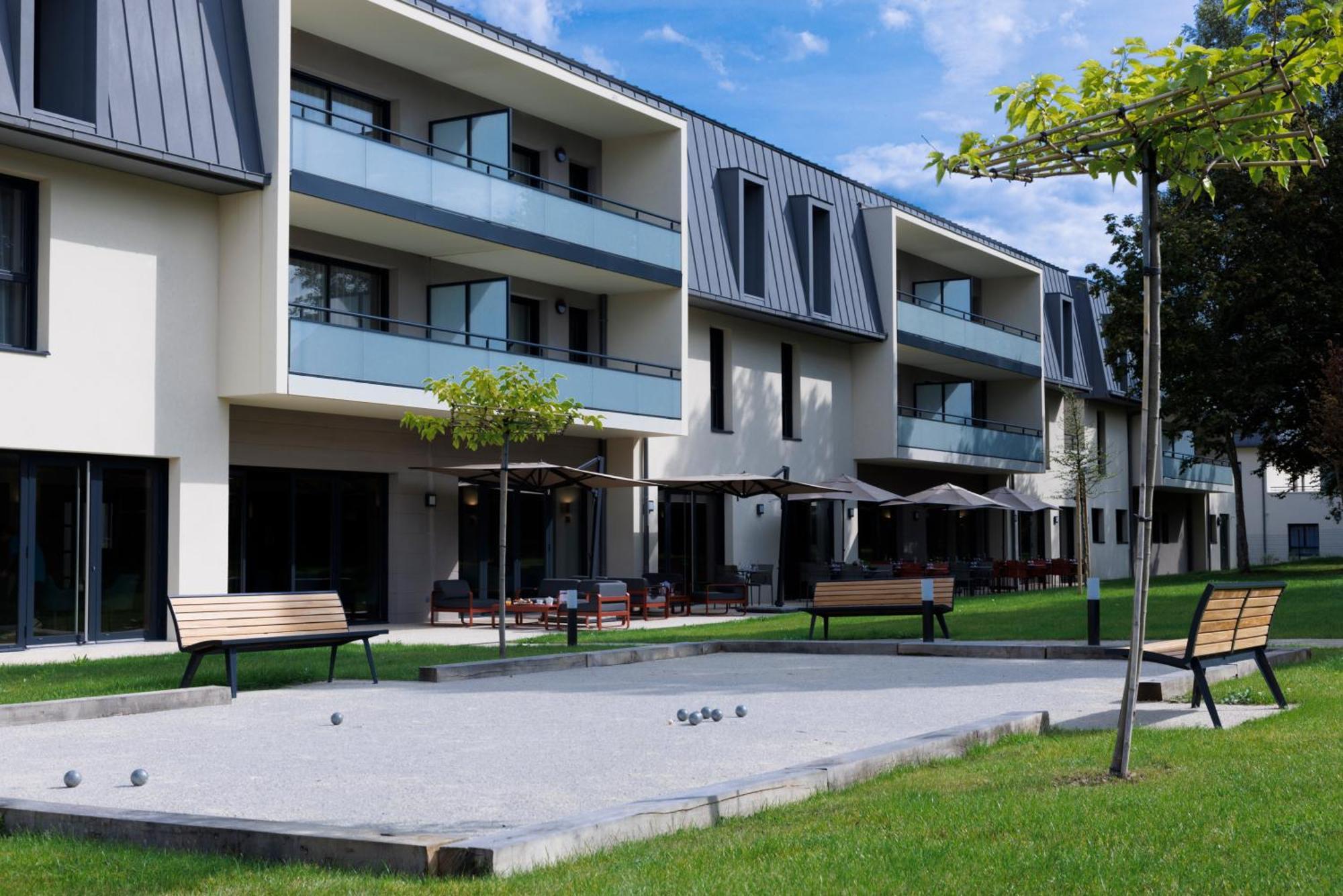 Les Boreales - Appart'Hotel & Restaurant Villers-sur-Mer Exteriér fotografie